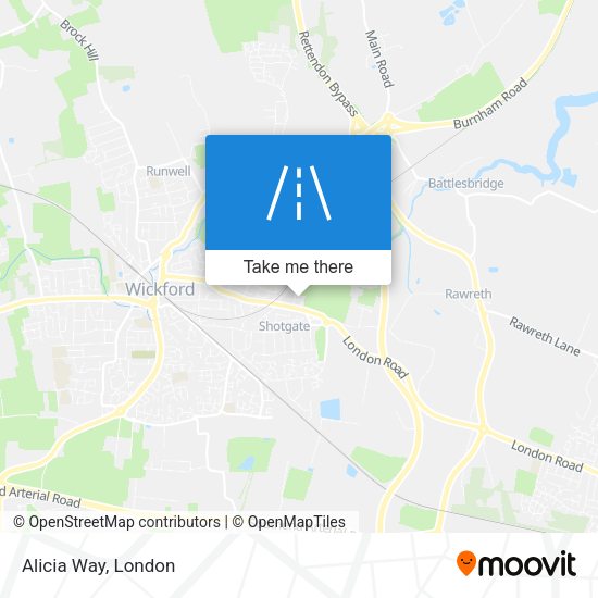 Alicia Way map