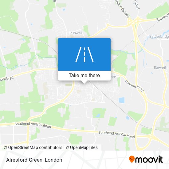 Alresford Green map