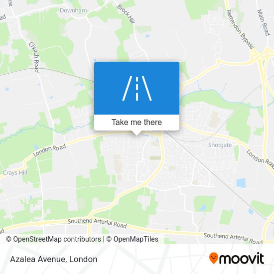 Azalea Avenue map