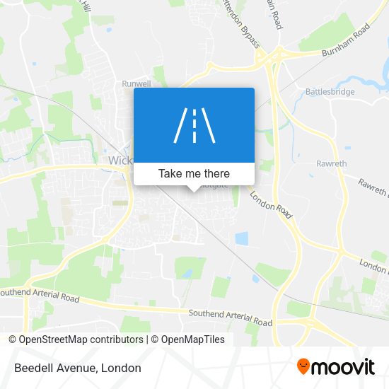 Beedell Avenue map