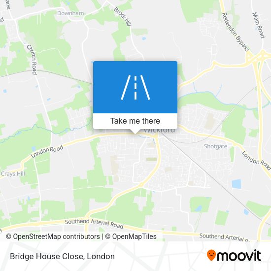 Bridge House Close map
