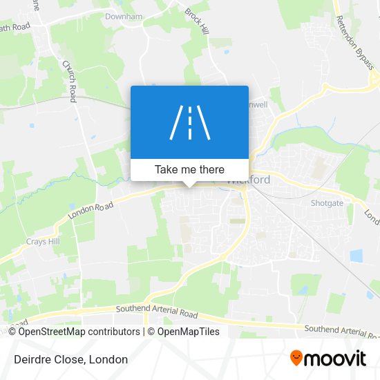 Deirdre Close map