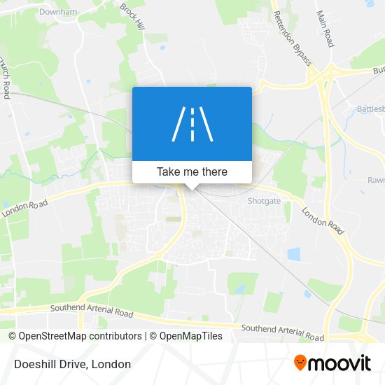 Doeshill Drive map