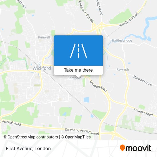 First Avenue map