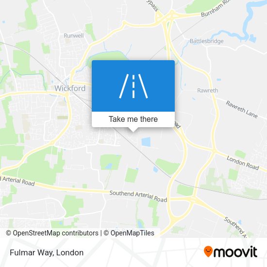 Fulmar Way map