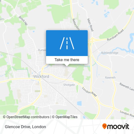 Glencoe Drive map