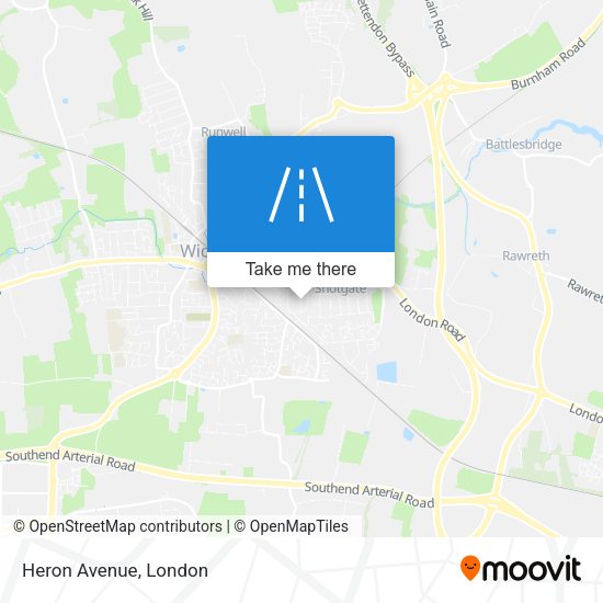 Heron Avenue map