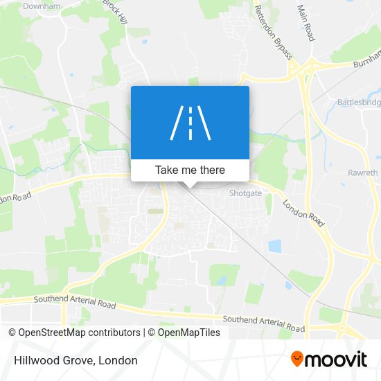 Hillwood Grove map