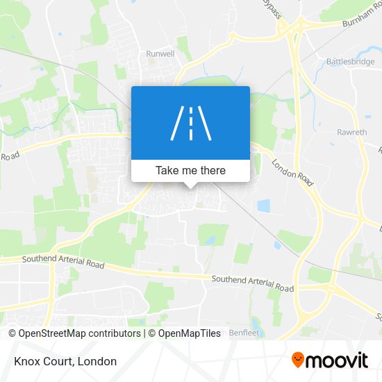 Knox Court map