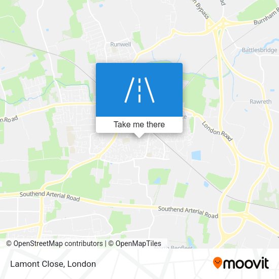 Lamont Close map