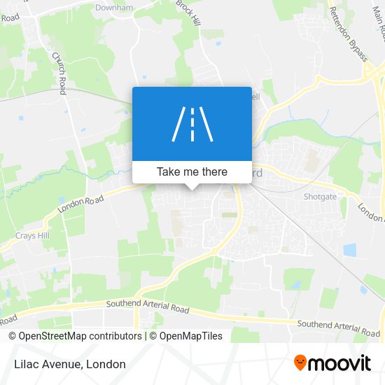 Lilac Avenue map
