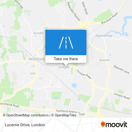 Lucerne Drive map