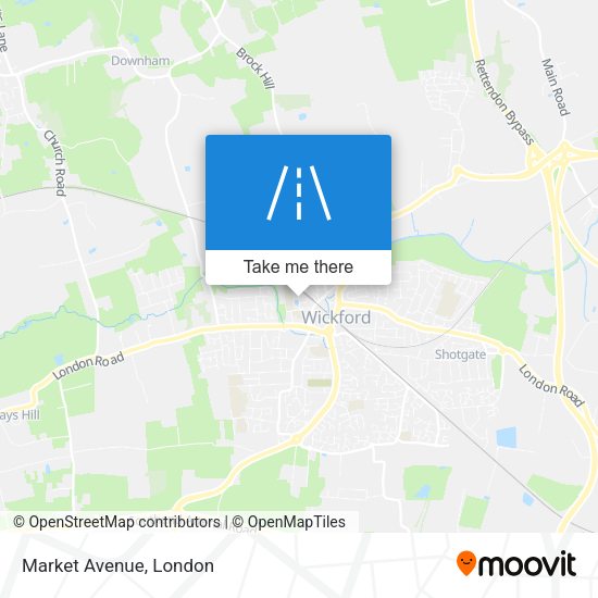 Market Avenue map