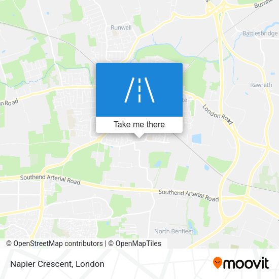 Napier Crescent map
