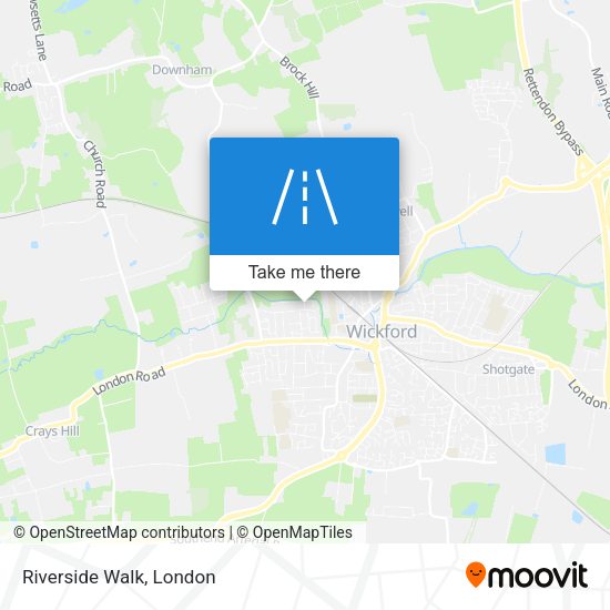 Riverside Walk map