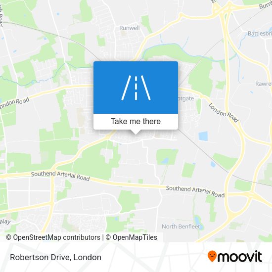 Robertson Drive map