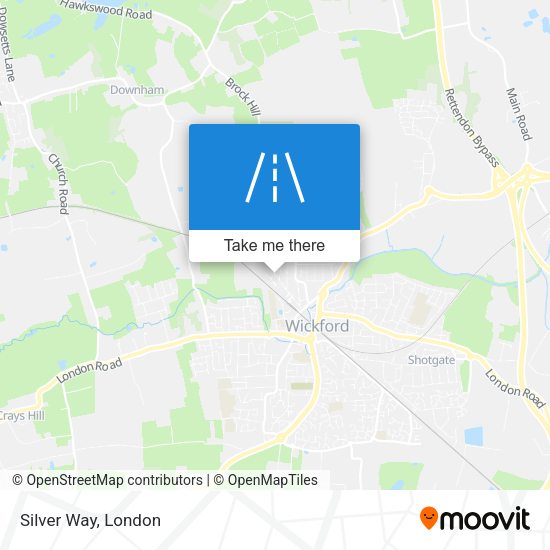 Silver Way map