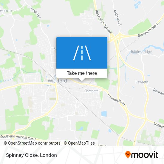 Spinney Close map