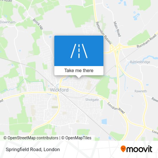 Springfield Road map