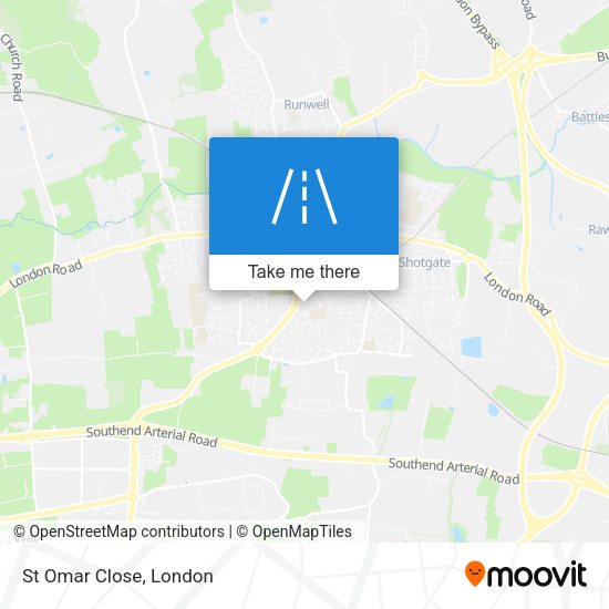 St Omar Close map