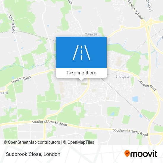 Sudbrook Close map