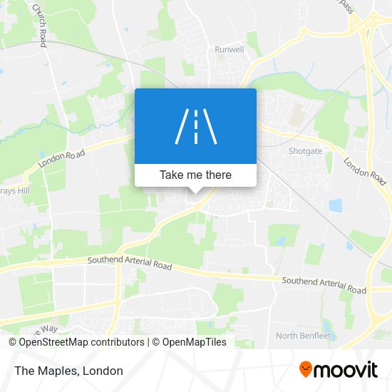 The Maples map