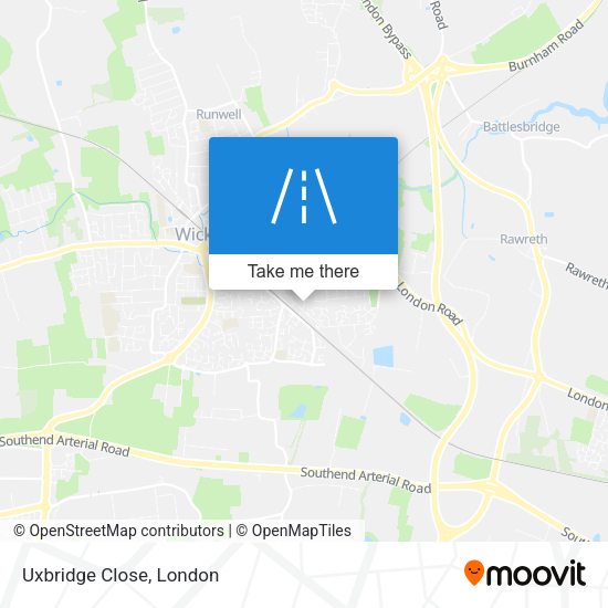 Uxbridge Close map