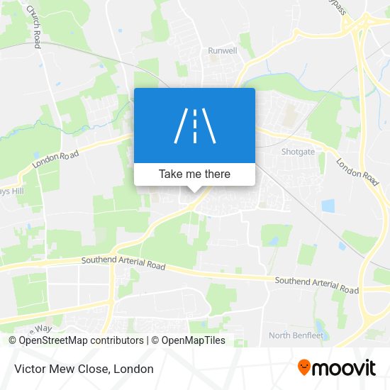Victor Mew Close map