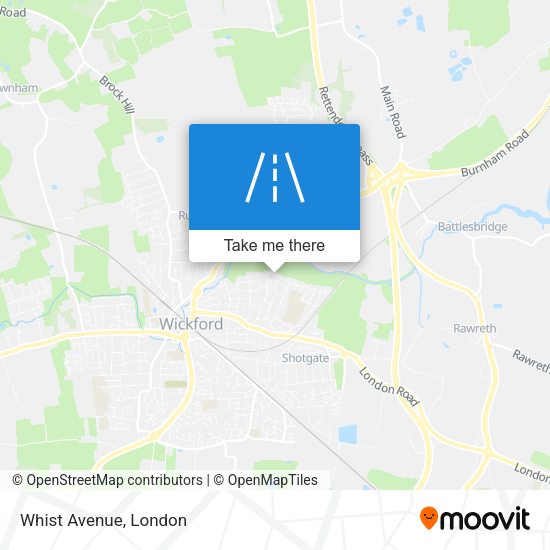 Whist Avenue map