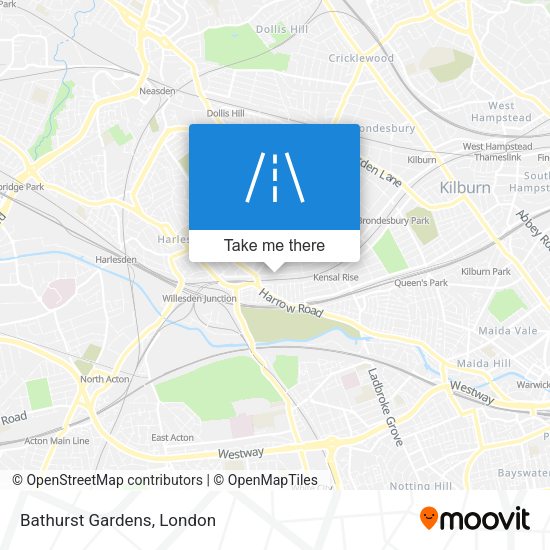 Bathurst Gardens map