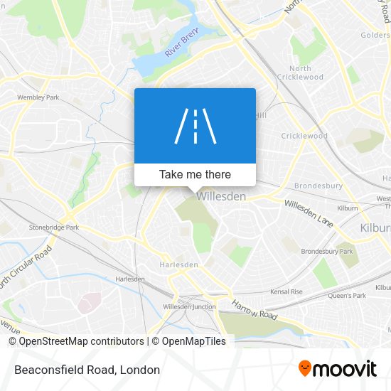 Beaconsfield Road map