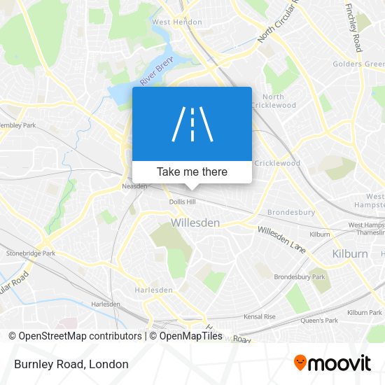 Burnley Road map