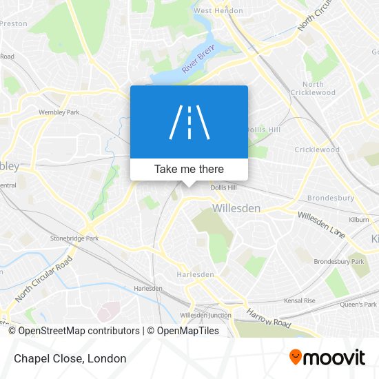 Chapel Close map