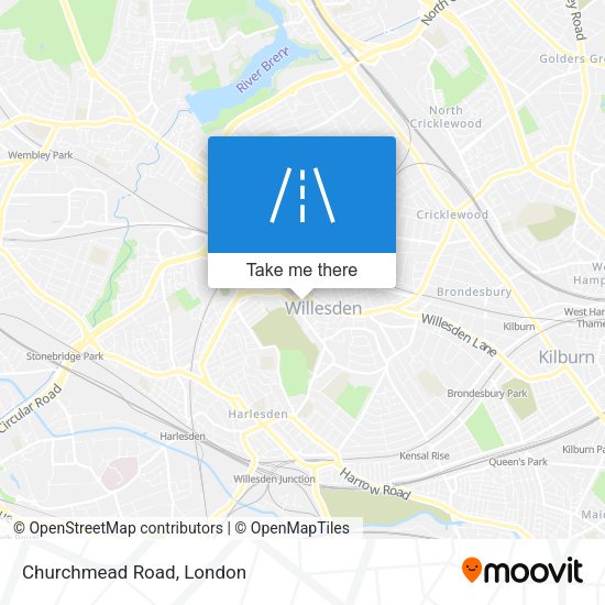 Churchmead Road map
