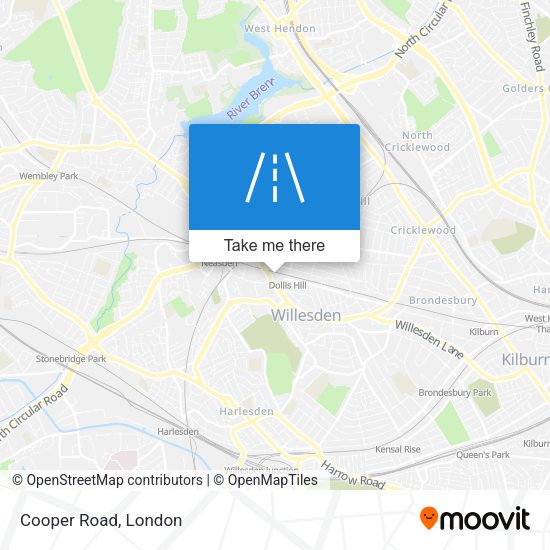 Cooper Road map