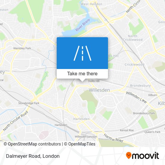 Dalmeyer Road map