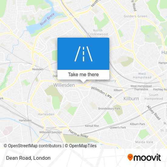 Dean Road map