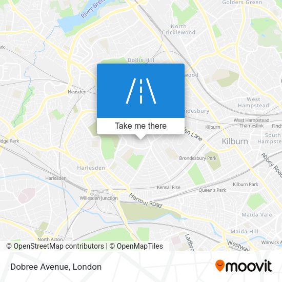Dobree Avenue map