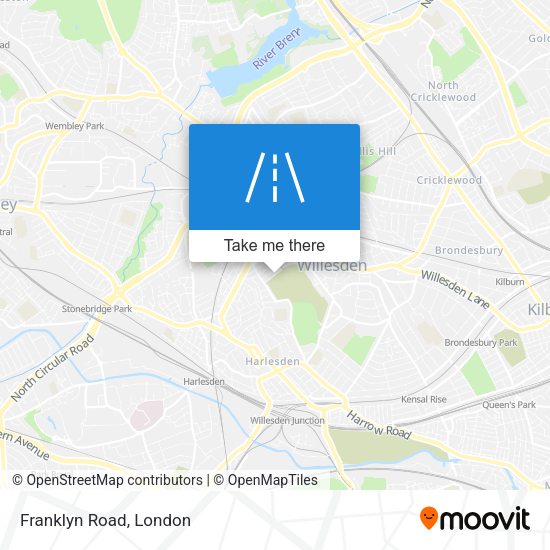 Franklyn Road map