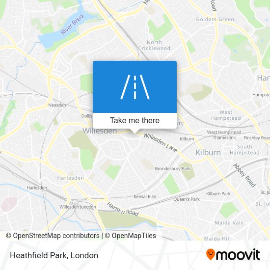 Heathfield Park map
