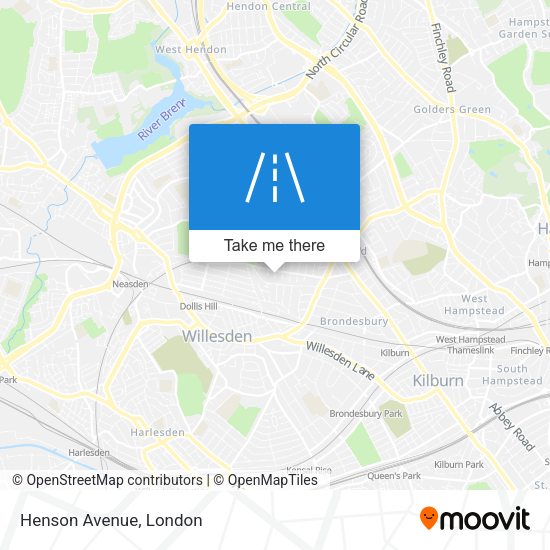 Henson Avenue map