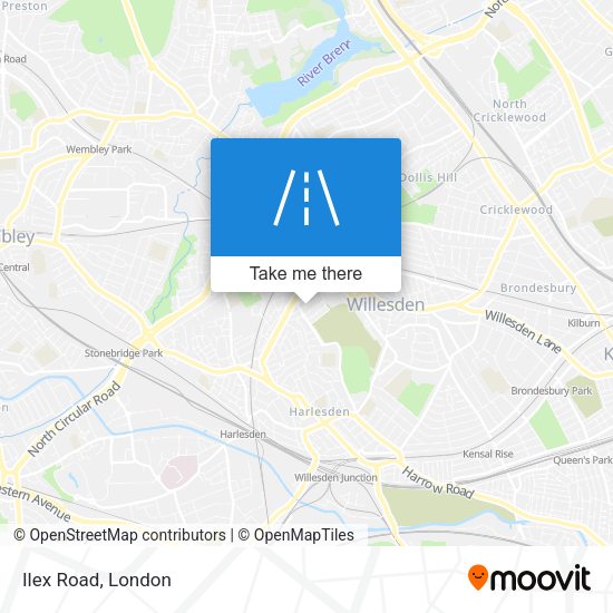 Ilex Road map