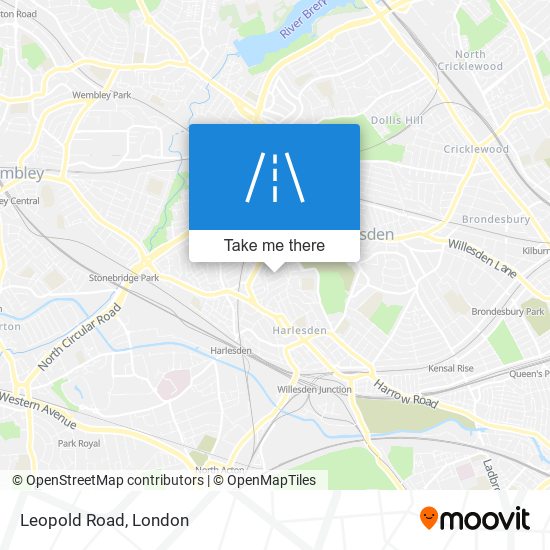 Leopold Road map