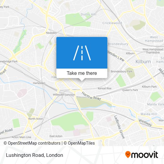 Lushington Road map
