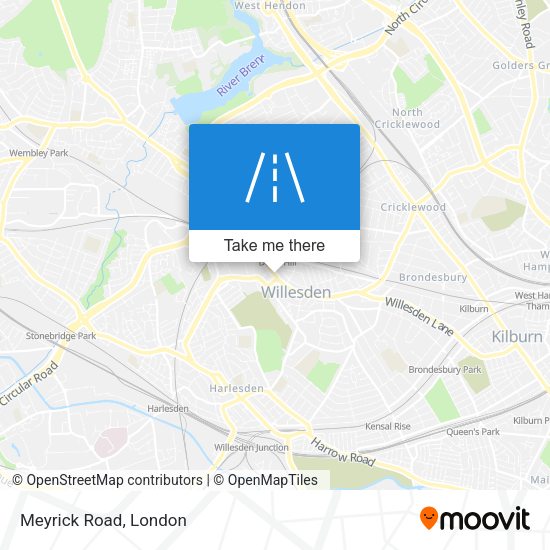 Meyrick Road map