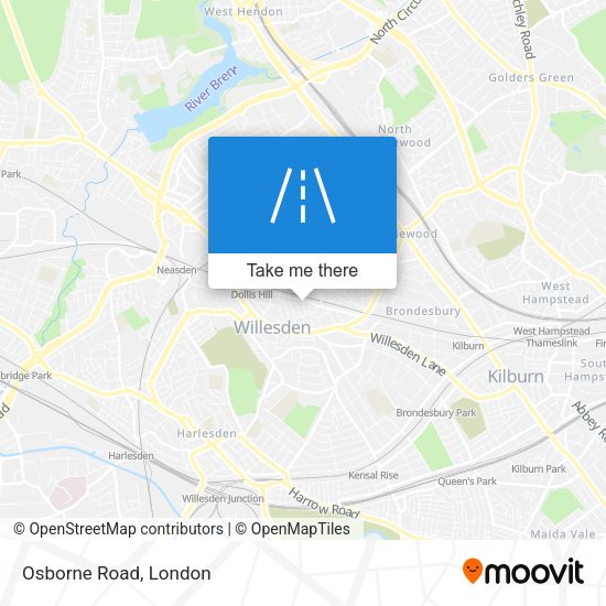 Osborne Road map