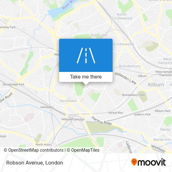 Robson Avenue map