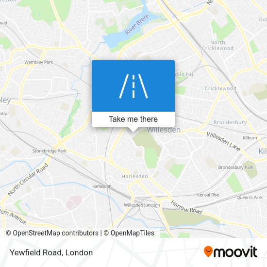 Yewfield Road map