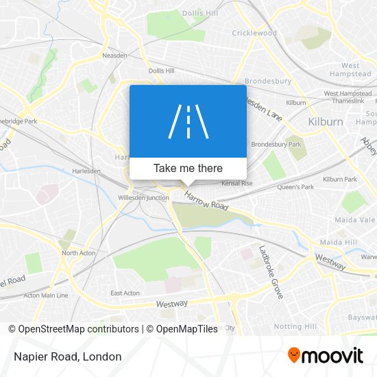 Napier Road map