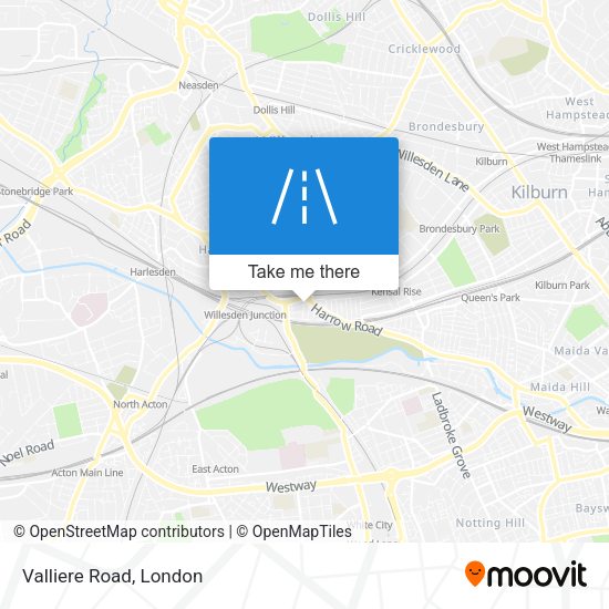 Valliere Road map